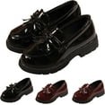 thumbnail image 1 of Girls shoes| Classic Formal Shoes for Kids with Round Toe & Decorative Knot, 1 of 11