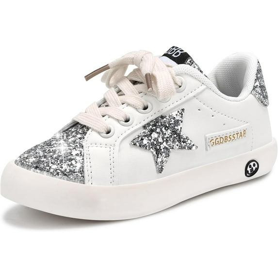 Girls walking shoes, casual daily shoes, little kid lightweight anti-slip running shoes