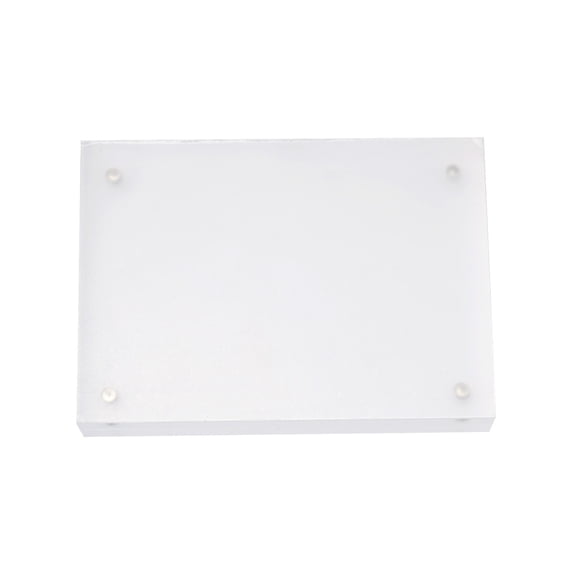 Girlsshop 0.8+0.8Cm Photo Frame Transparent Without Border Pictures Set Display