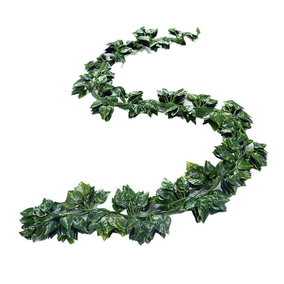 Girlsshop 12Pcs Artificial Hanging Plants Long Green Grape Creeper Green Basket Garland,Green Basket