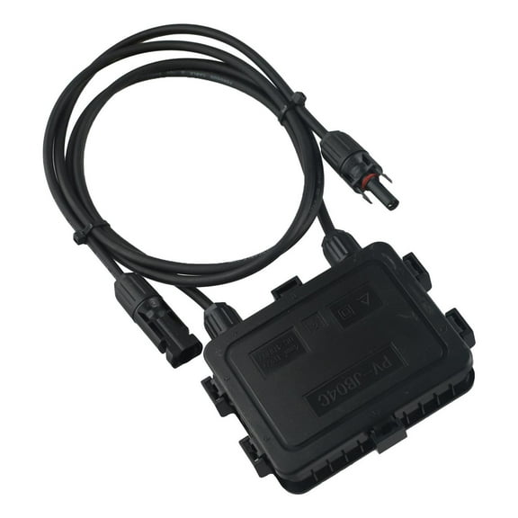 Girlsshop 180-300W Dc 1000V Waterproof Double Sided Solar Panel Pv Junction Connector Box