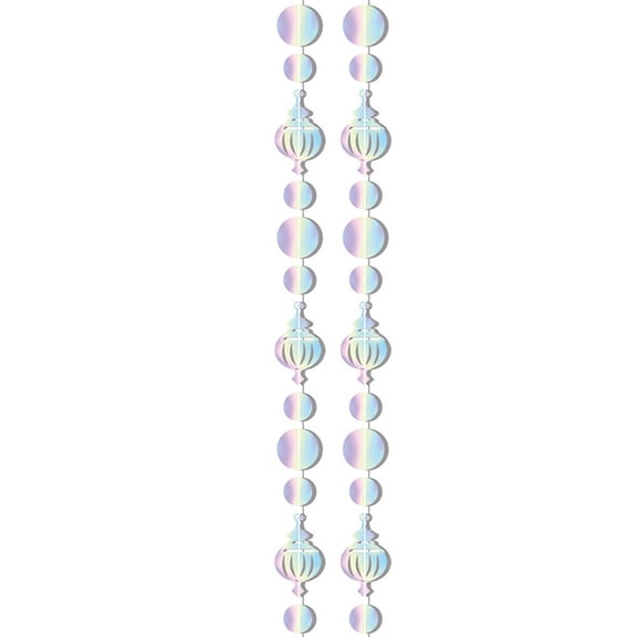 Girlsshop 2024 Middle East Ramadan Paper Stars And Moon Sewing Hanging Strips,4