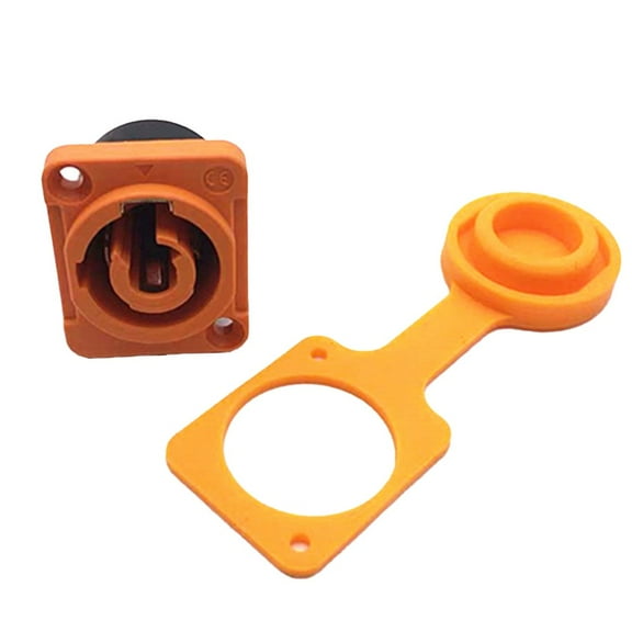 Girlsshop 3Pins Ip65 Waterproof Locking Powercon Connector Power Male Plug