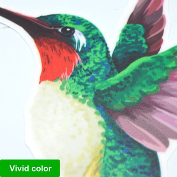 Girlsshop 6Pc/Set Electrostatic Glass Film Bird Anticollision Sticker Cling High Quality,#1