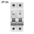 thumbnail image 1 of Girlsshop Ac Mini Circuit Breaker Mcb 2Pole 6/10/16/20/25/32/40/50/63A 6Ka Curves Switch,6A, 1 of 5