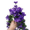 thumbnail image 1 of Girlsshop Artificial Fake Flowers Ivy Vine Hanging Garland Plant Wedding Home Decoration,Purple, 1 of 10
