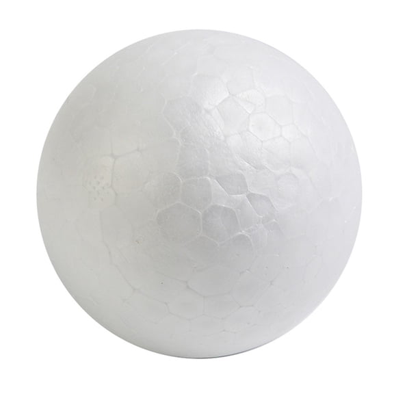 Girlsshop Blank Round Solid Polystyrene Foam Ball For Wedding Craft,12cm