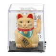 thumbnail image 1 of Girlsshop Mini Solar Automatic Waving Lucky Cat Car Decoration Cake Baking Decoration,Wanliang-Yellow, 1 of 9