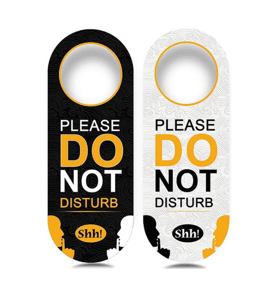 Girlsshop Premium Pvc Double Sided Do Not Disturb Sign | Sturdy ...