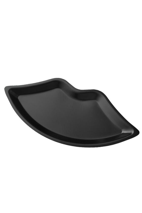 Stainless Steel Lip Shaped Jewelry Tray Home Metal Tray Jewelry Storage Tray,Black