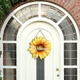 Wooden Door Hanger Sunflower Style For The Front Door