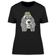 thumbnail image 1 of Girly Cocker Spaniel Queen Art T-Shirt Women -Image by Shutterstock, Female Large, 1 of 2