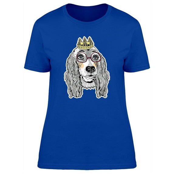 Girly Cocker Spaniel Queen Art T-Shirt Women -Image by Shutterstock, Female Medium