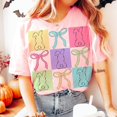 thumbnail image 1 of Girly Easter T-Shirt, Retro Coquette Bunny Tee, Christian Bible Verse Shirt, Pastel Jesus Easter Tee, Cute Spring Easter T-Shirt, 1 of 5