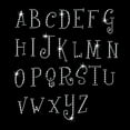 thumbnail image 1 of Girly Font Uppercase Alphabet Iron-on Rhinestone Transfer by JCS Rhinestones, 1 of 4