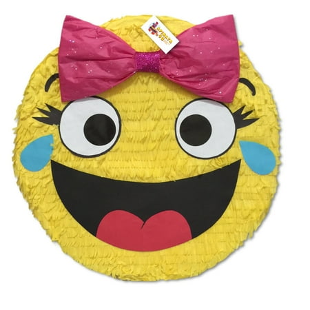 Girly Laughing Emoticon Pinata by APINATA4U