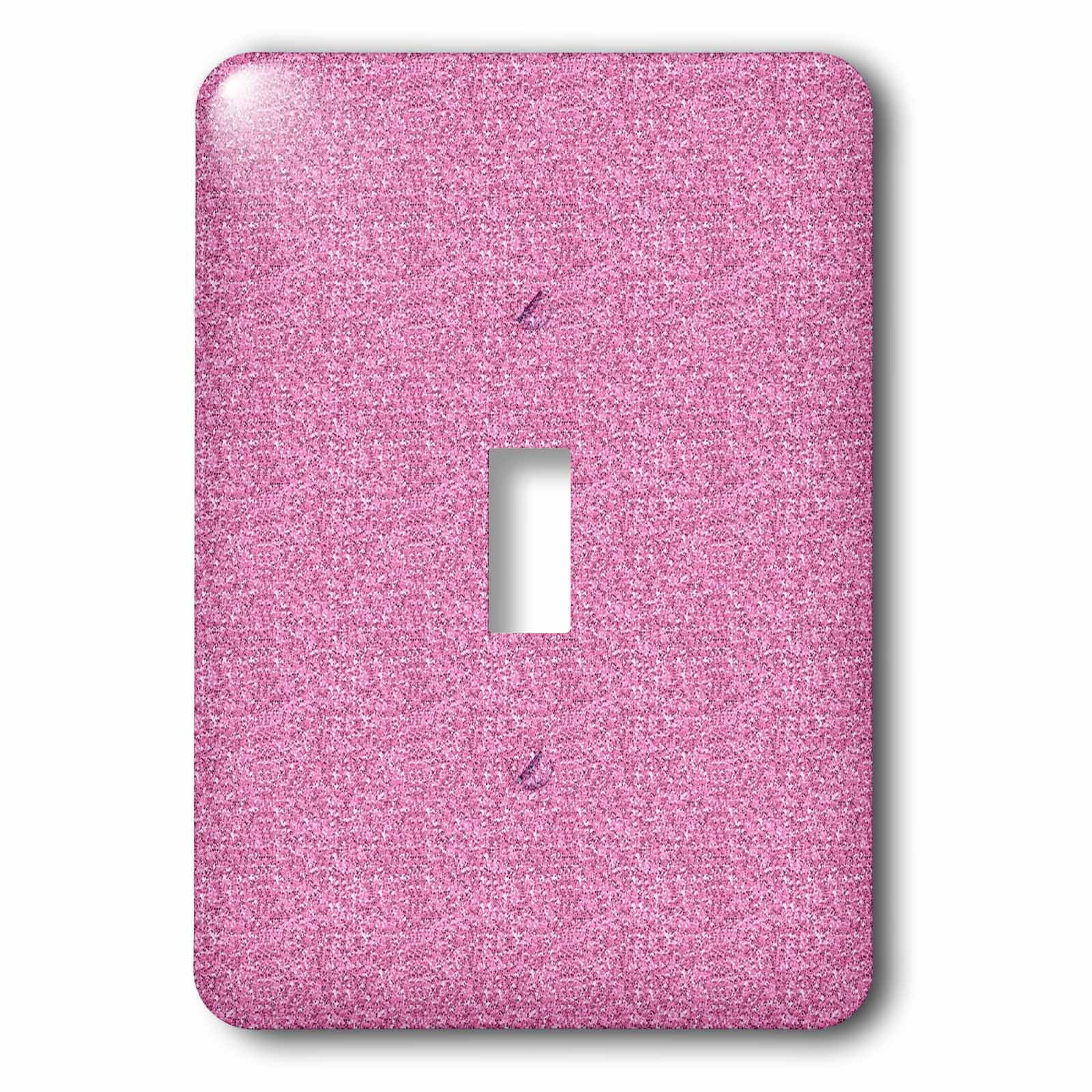 3dRose, Girly Pink Glitter Glitzy Glam Sparkly Art, 2 plug outlet cover ...