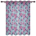 thumbnail image 1 of Girly Pink Leopard Curtains for Living Room Window Curtains for Bedroom Kitchen Bathroom Skin Texture Decoration Curtain, 1 of 6