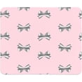 thumbnail image 1 of Girly Pink Mouse Pad,Bowknot Personalized Mouse Mat Design,Mouse pad for Desk Office Gaming Working,Gifts for Girls Women Female Friends,9x8 inches, 1 of 4