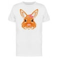 thumbnail image 1 of Girly Rabbit Head With A Bow T-Shirt Men -Image by Shutterstock, Male 4X-Large, 1 of 2