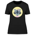 thumbnail image 1 of Girly Racoon With Flower Tee Women's -Image by Shutterstock, 1 of 2