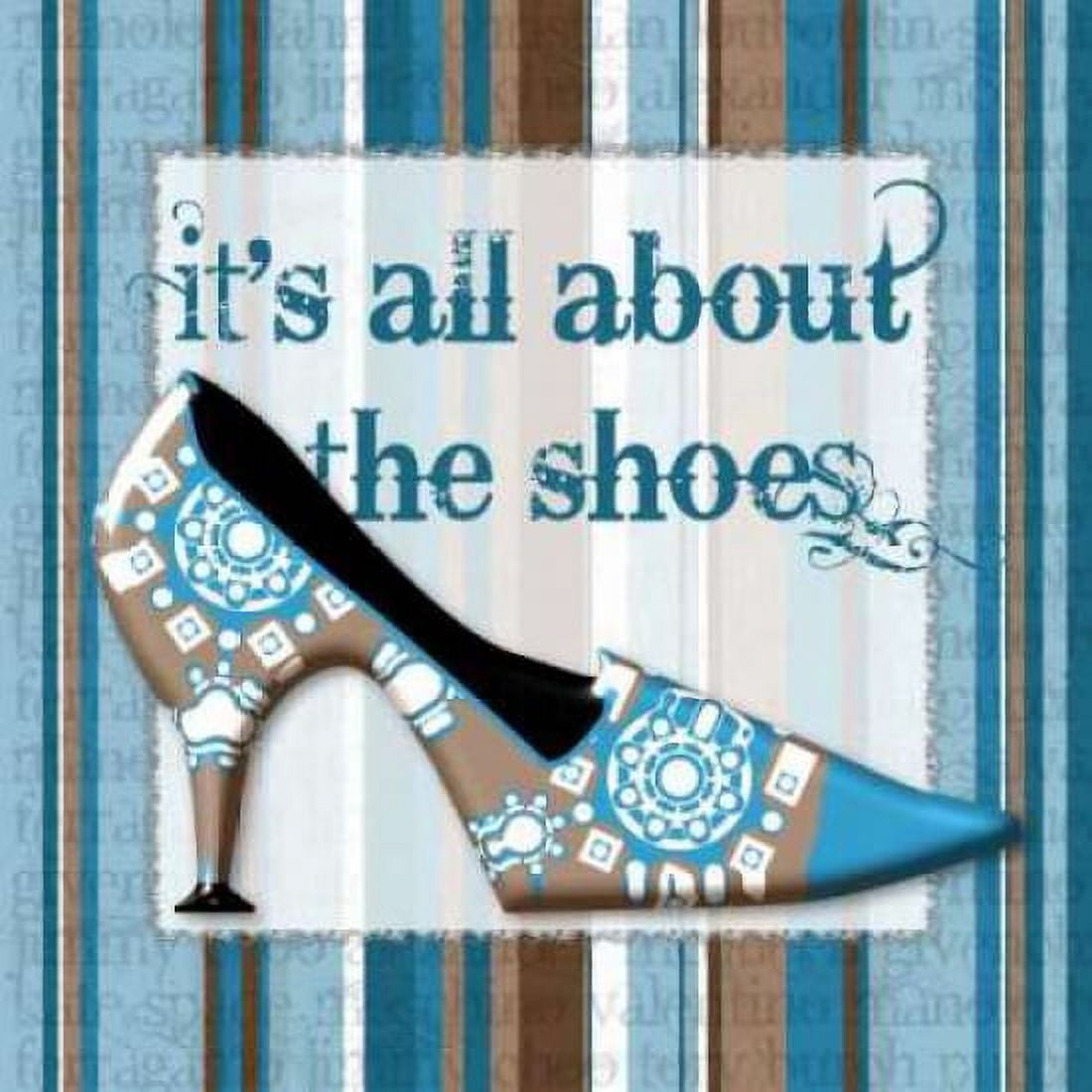 Girly Shoe I Canvas Art - Sylvia Murray (24 x 24)