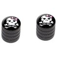 thumbnail image 1 of Girly Skull And Crossbones Bike Valve Stem Caps, 1 of 1