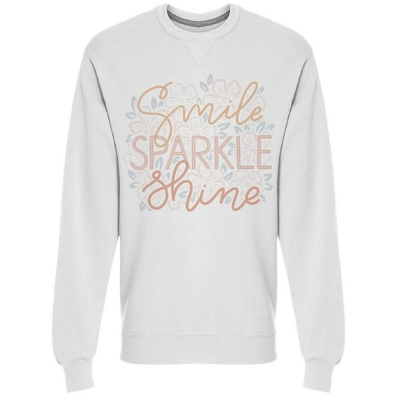 Girly Smile Sparkle Shine Sweatshirt Men -Image by Shutterstock, Male x-Large
