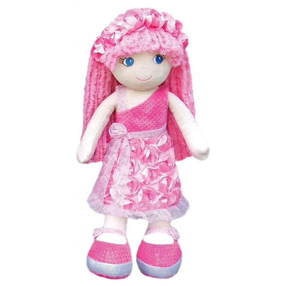GirlznDollz Leila Pink Roses & Sparkles Fashion Doll