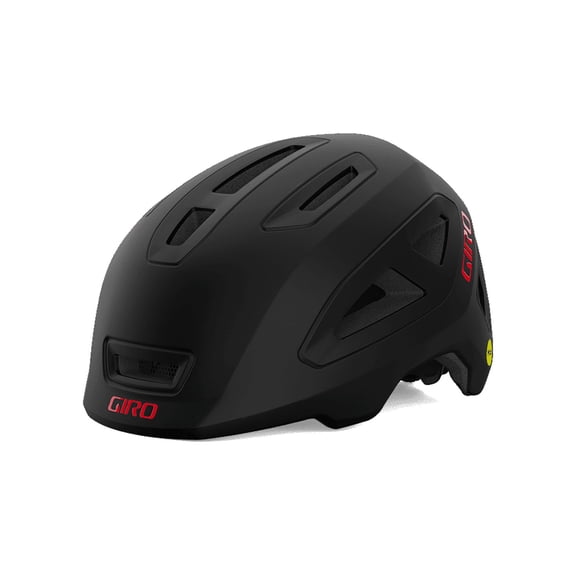 Giro Scamp Mips II Youth Bike Helmet - Matte Black/Red - Size S (4953 cm)