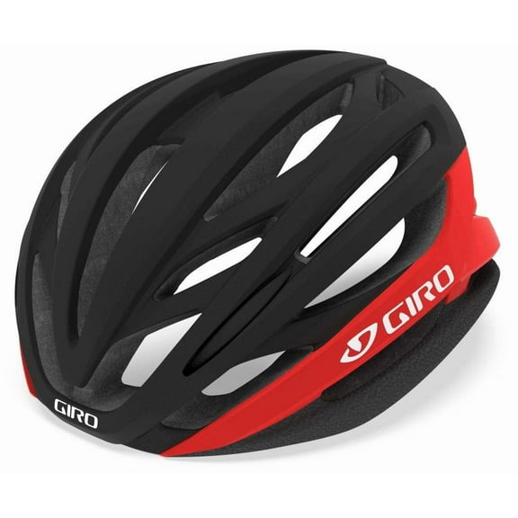Giro Syntax MIPS Adult Road Cycling Helmet - Matte Black/Bright Red, Medium 55-59 cm