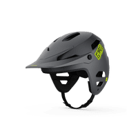 Giro Tyrant Spherical Adult Mountain Bike Helmet (Matte Metallic Black/Ano Lime, Size L)