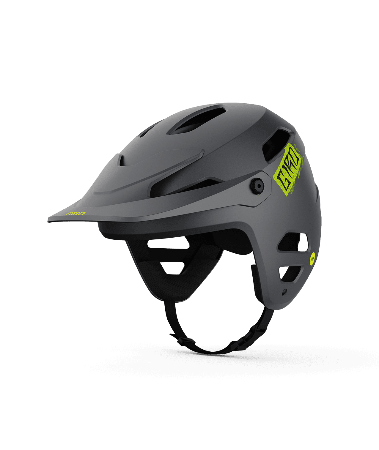 Giro Tyrant Spherical Adult Mountian Bike Helmet - Matte Metallic Black/Ano Lime - Size S (5155 cm)