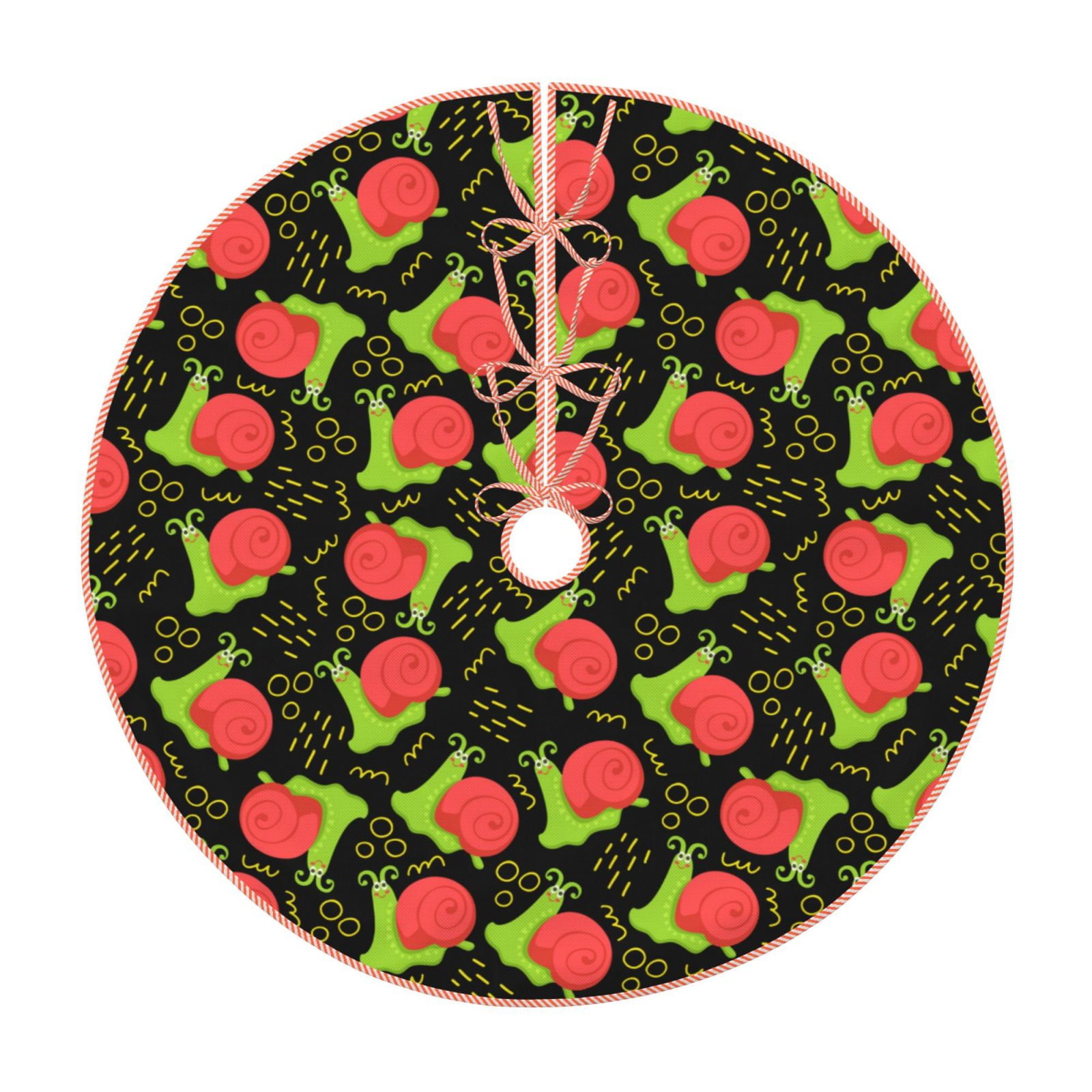 Giroia Cartoon Snail for Premium Christmas Tree Skirt for Home