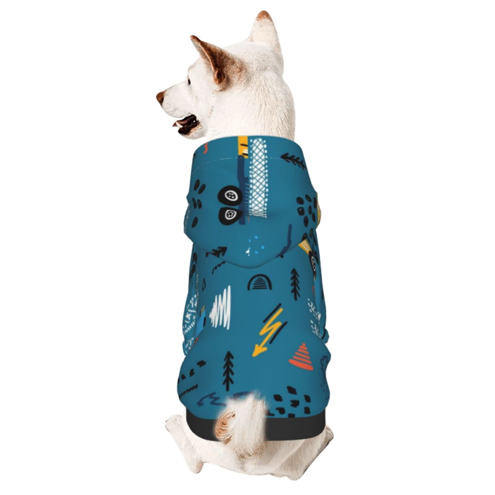 Giroia Construction Trucks for Dog Hoodie Dog Clothes Sweaters with Hat