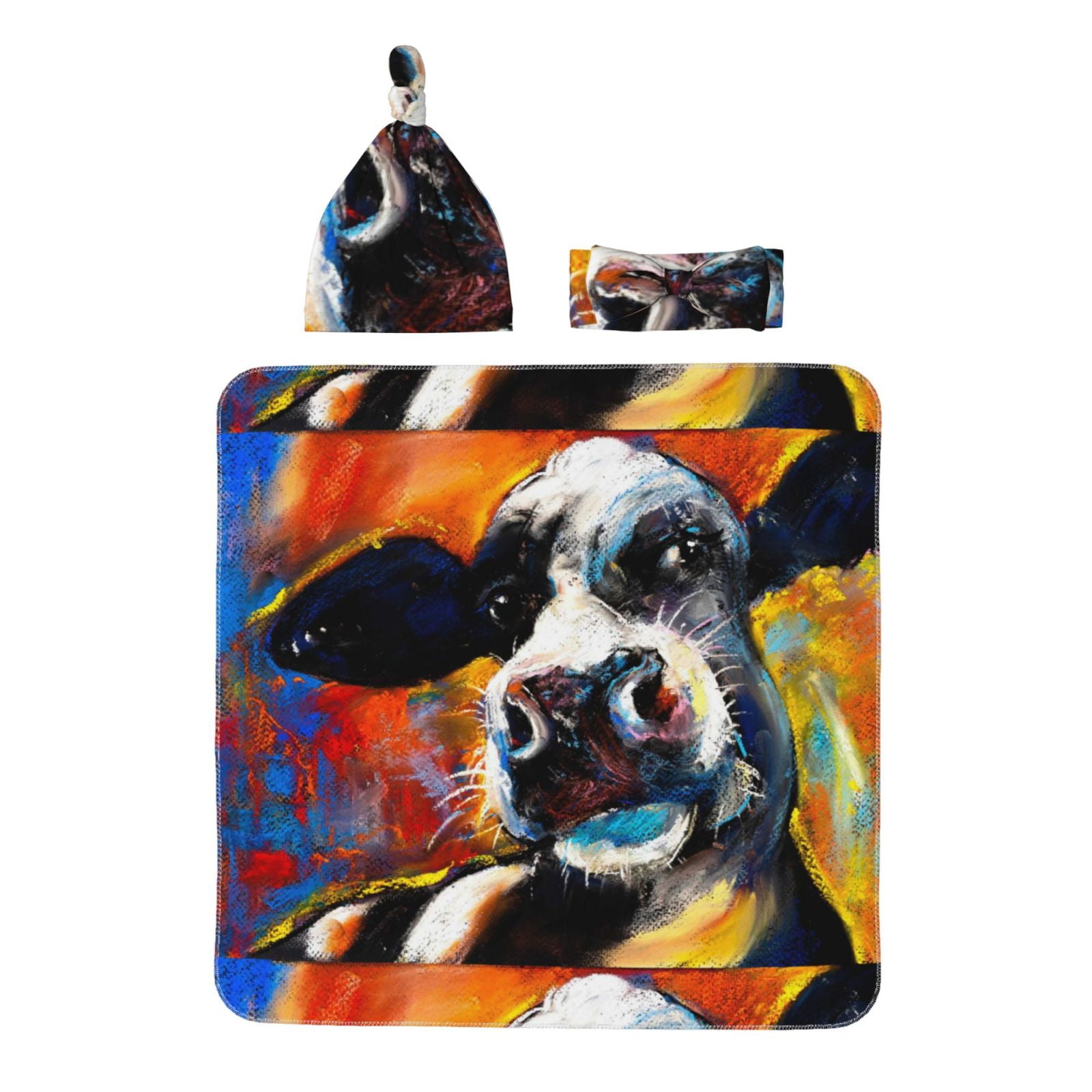 Giroia Cow for Swaddles for Newborns Girl Boy Newborn Baby Swaddle