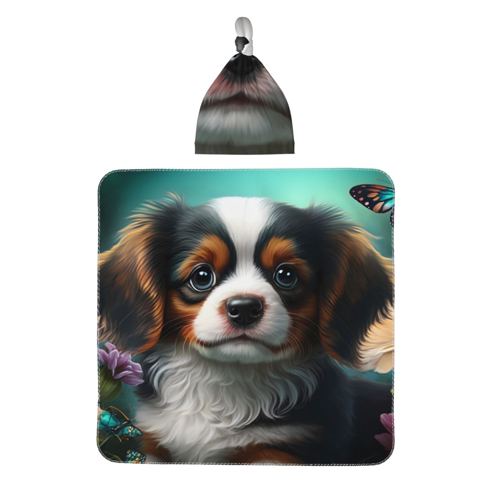 Giroia Cute Flower Puppy Butterfly for Swaddles for Newborns Baby