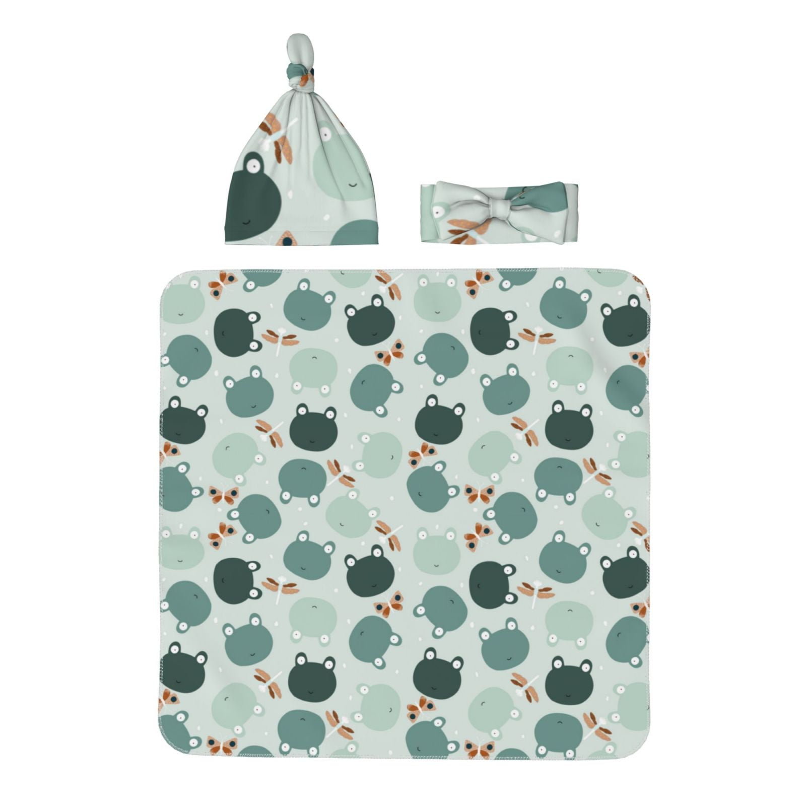 Giroia Frog And Dragonflies for Swaddles for Newborns Girl Boy Newborn