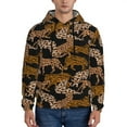 Giroia Leopard Print for Men’s Hoodies Sweatshirt for Men Casual Long