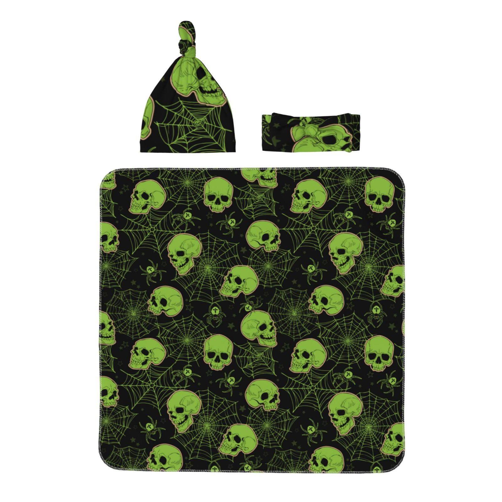 Giroia Skulls And Cobwebs for Swaddles for Newborns Girl Boy Newborn