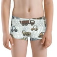 Giroia Tractor and Dumper for Boy's underwear Supersoft Boxer Briefs