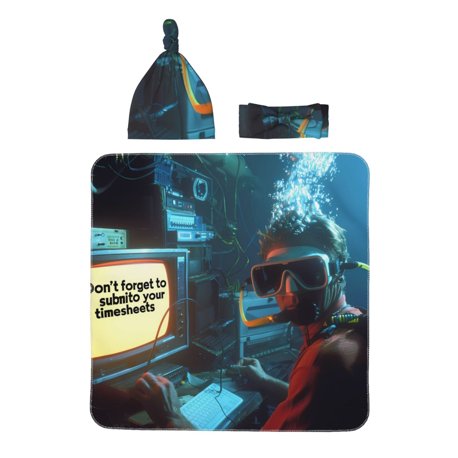 Giroia Underwater Office Diver for Swaddles for Newborns Girl Boy