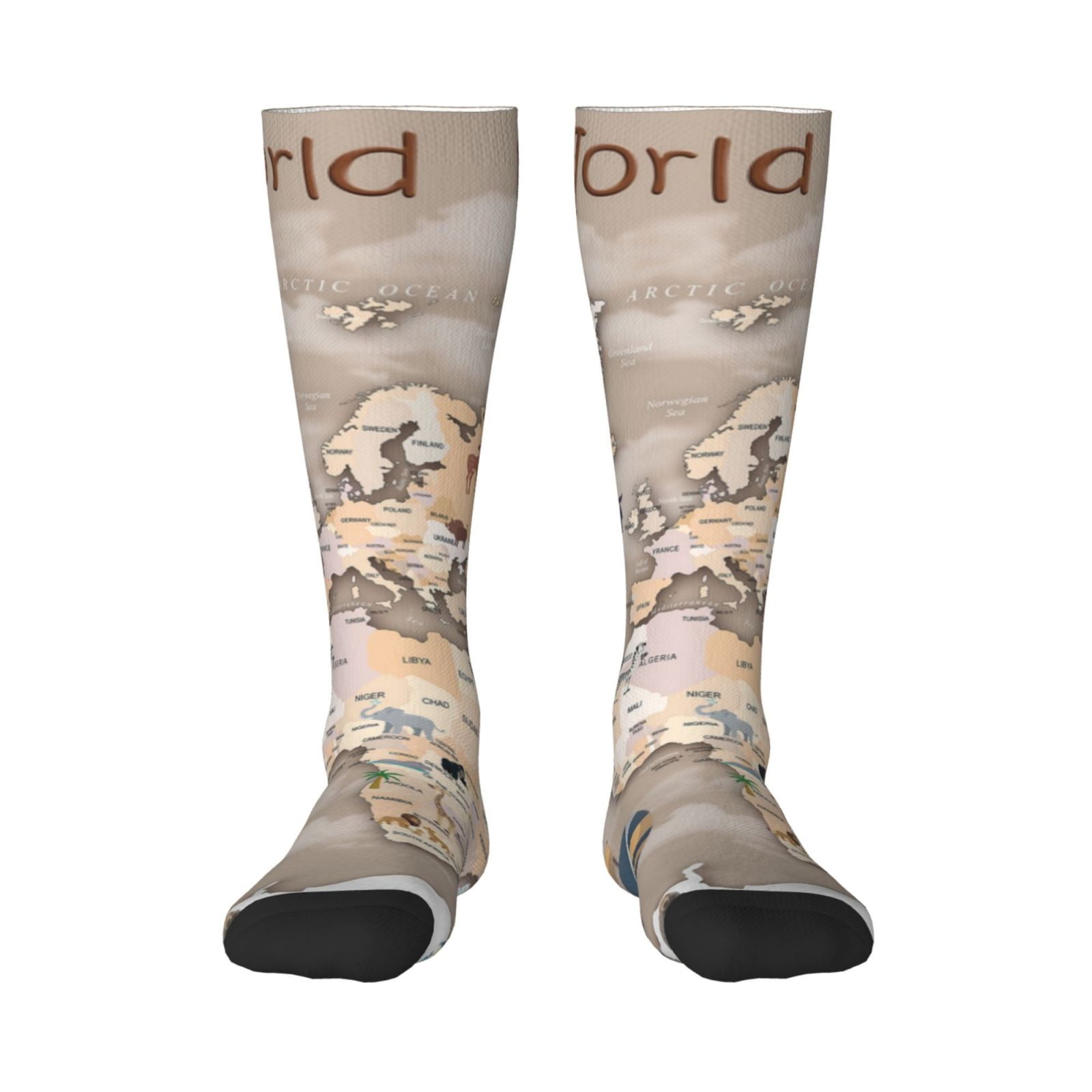 Giroia World Map With Animals for Stocking Stuffers for Adults Teens