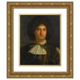 thumbnail image 1 of Girolamo Forabosco 15x18 Gold Ornate Wood Frame and Double Matted Museum Art Print Titled - Portrait of a Man, 1 of 4