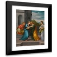 thumbnail image 1 of Girolamo Marchesi 12x14 Black Modern Framed Museum Art Print Titled - The Visitation, 1 of 1