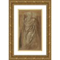 thumbnail image 1 of Girolamo Muziano 16x24 Gold Ornate Framed and Double Matted Museum Art Print Titled - A Standing Man in Classical Drapery (1544-1549), 1 of 4