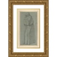 thumbnail image 1 of Girolamo Siciolante da Sermoneta 10x14 Gold Ornate Wood Frame and Double Matted Museum Art Print Titled - Saint Francis (ca. 1550-60), 1 of 4