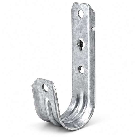 Gisafai 100 Pcs 1-5/16'' Cable Support J-Hook Bulk, Metal Hanging Hook