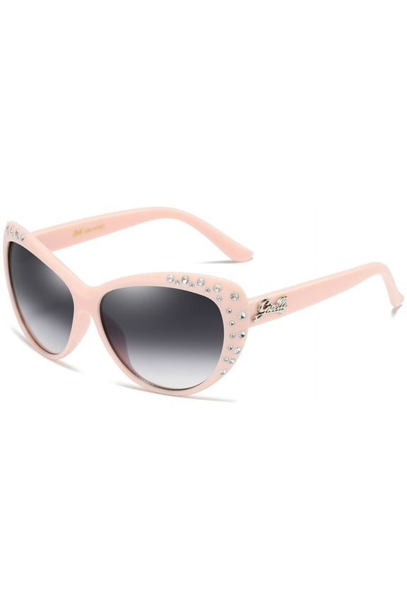 Cat Eye Rhinestone Kids Retro Sunglasses for Teens Girls Children Age 6-14 Trendy Glasses