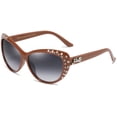 thumbnail image 1 of Giselle Cat Eye Rhinestone Kids Retro Sunglasses for Teens Girls Children Age 6-14 Trendy Glasses, 1 of 7